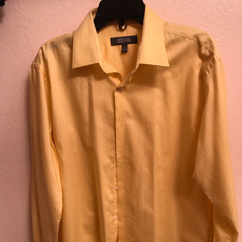 Men’s yellow dress shirt